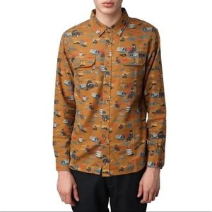 Men’s OBEY Long Sleeve Flannel Shirt in Size Small. In Great Condition.